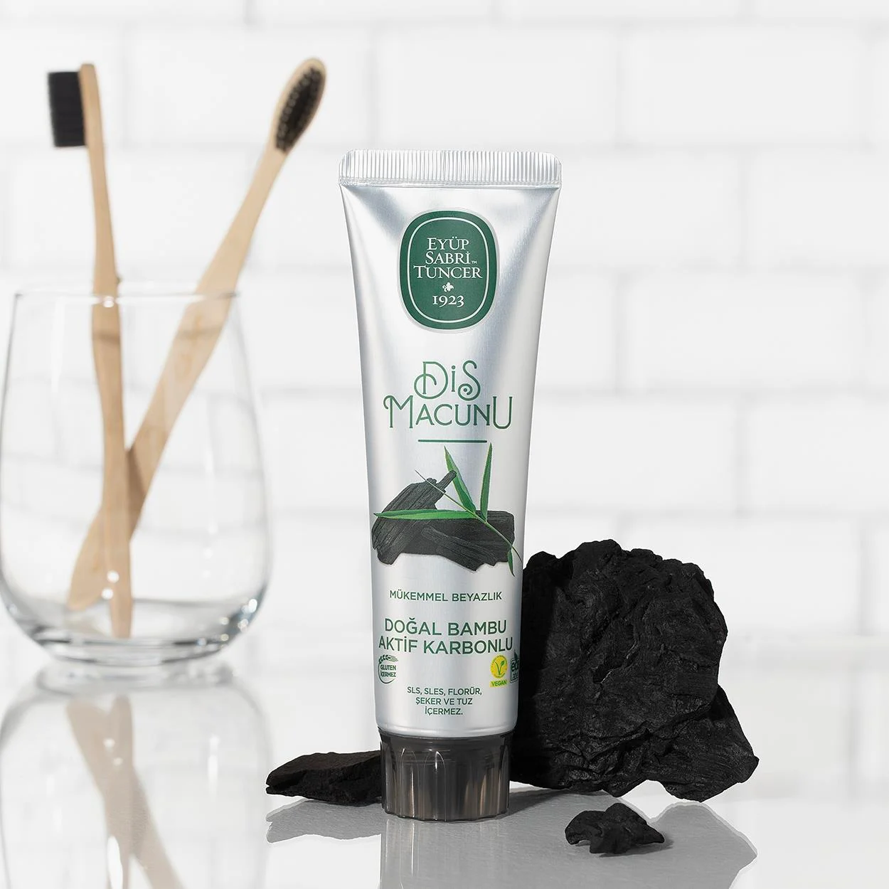 خمیر دندان ایوب صبری زغال بامبو سفیدکننده حجم 90 میل