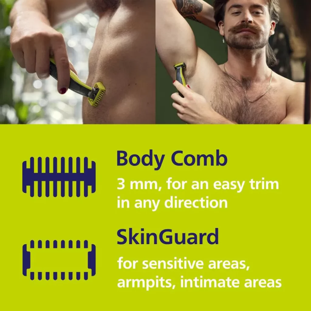 اصلاح بدن با Philips OneBlade QP2834/60