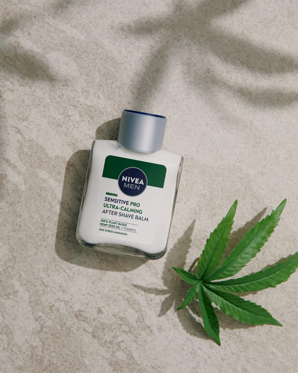 افتر شیو بالمی نیوا Nivea مدل Sensitive Pro حجم 100 میل – مناسب پوست حساس و بدون الکل