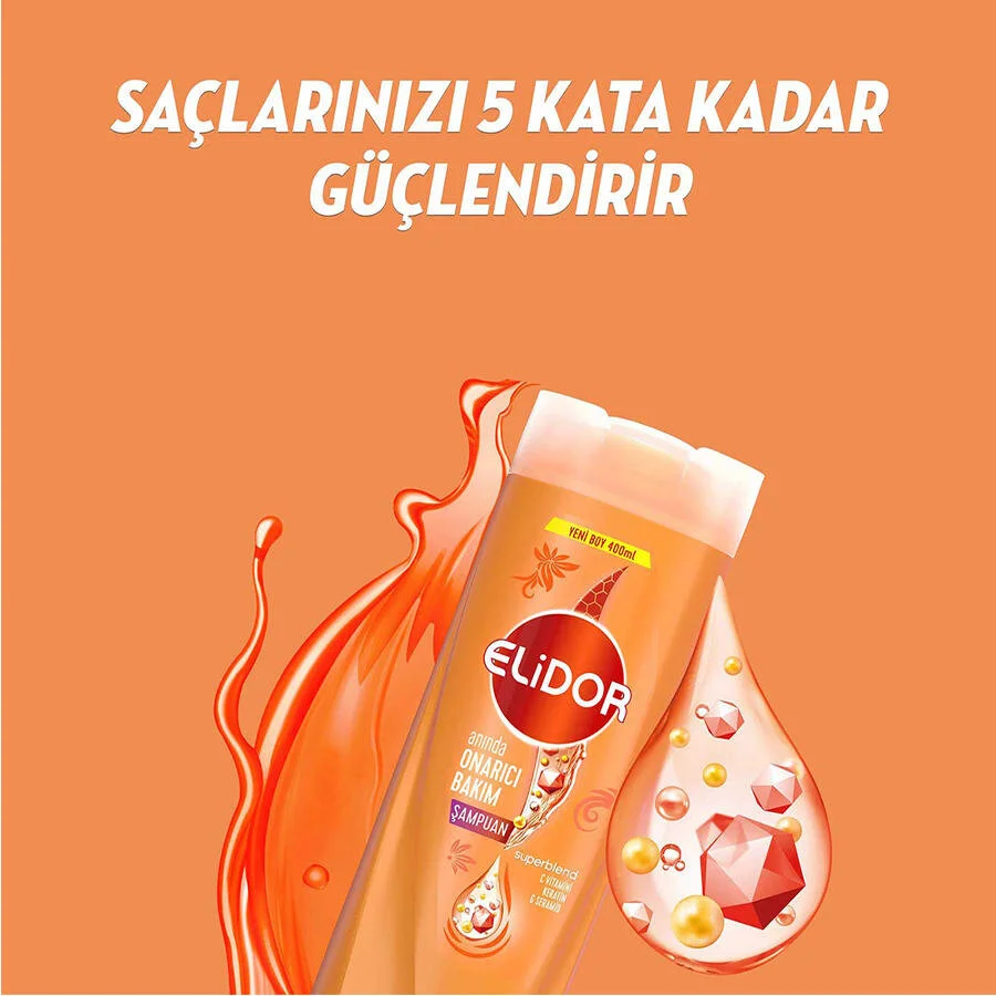 شامپو مراقبت و تقویت مو الیدور نارنجی 400 ml