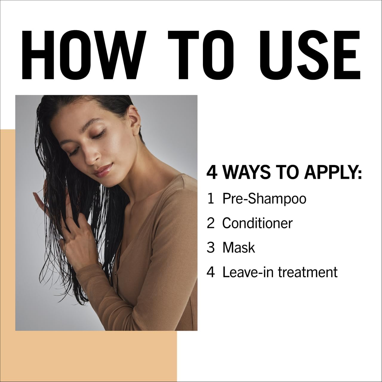 نحوه استفاده از ماسک مو بازسازی کننده Gliss