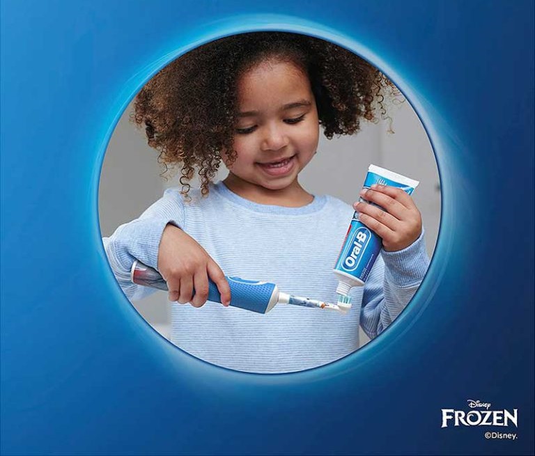 مسواک برقی اورال بی Oral-B بچگانه ویتالیتی 100 مدل Frozen