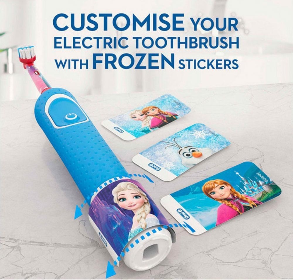 مسواک برقی اورال-بی Oral-B مدل kids طرح دخترانه Frozen