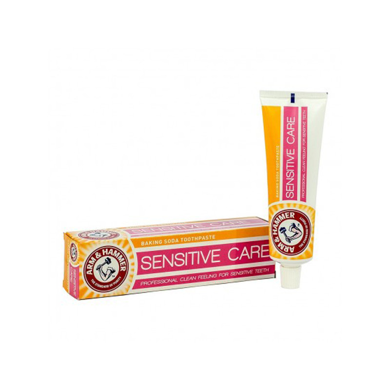 خمیردندان آرم اند هامر، مدل Sensitive Care(مناسب دندانهای حساس)، وزن 125 گرم