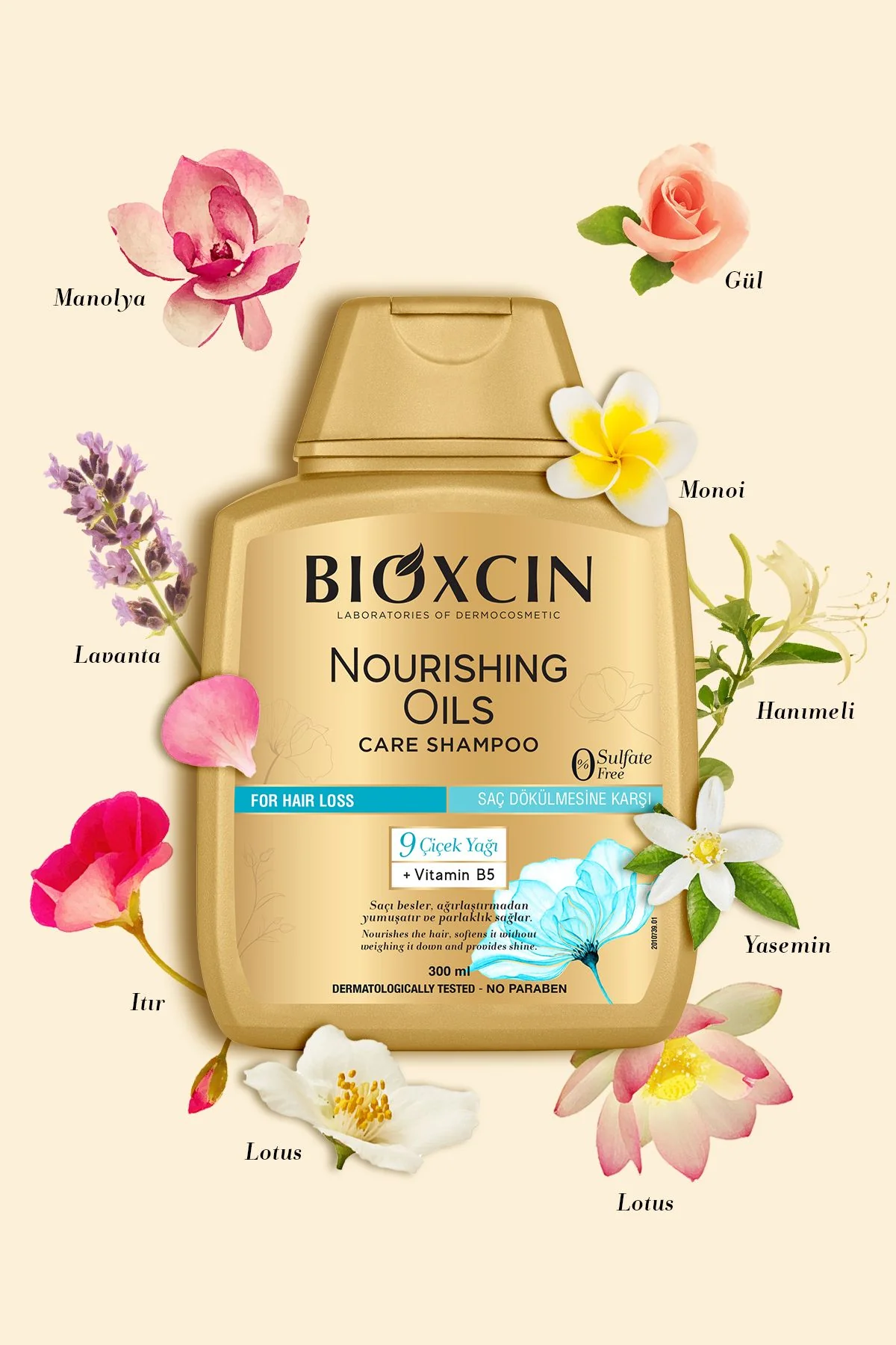 ترکیبات شامپو ضد ریزش بیوکسین Bioxcin مدل Nourishing Oil حجم 300 میل