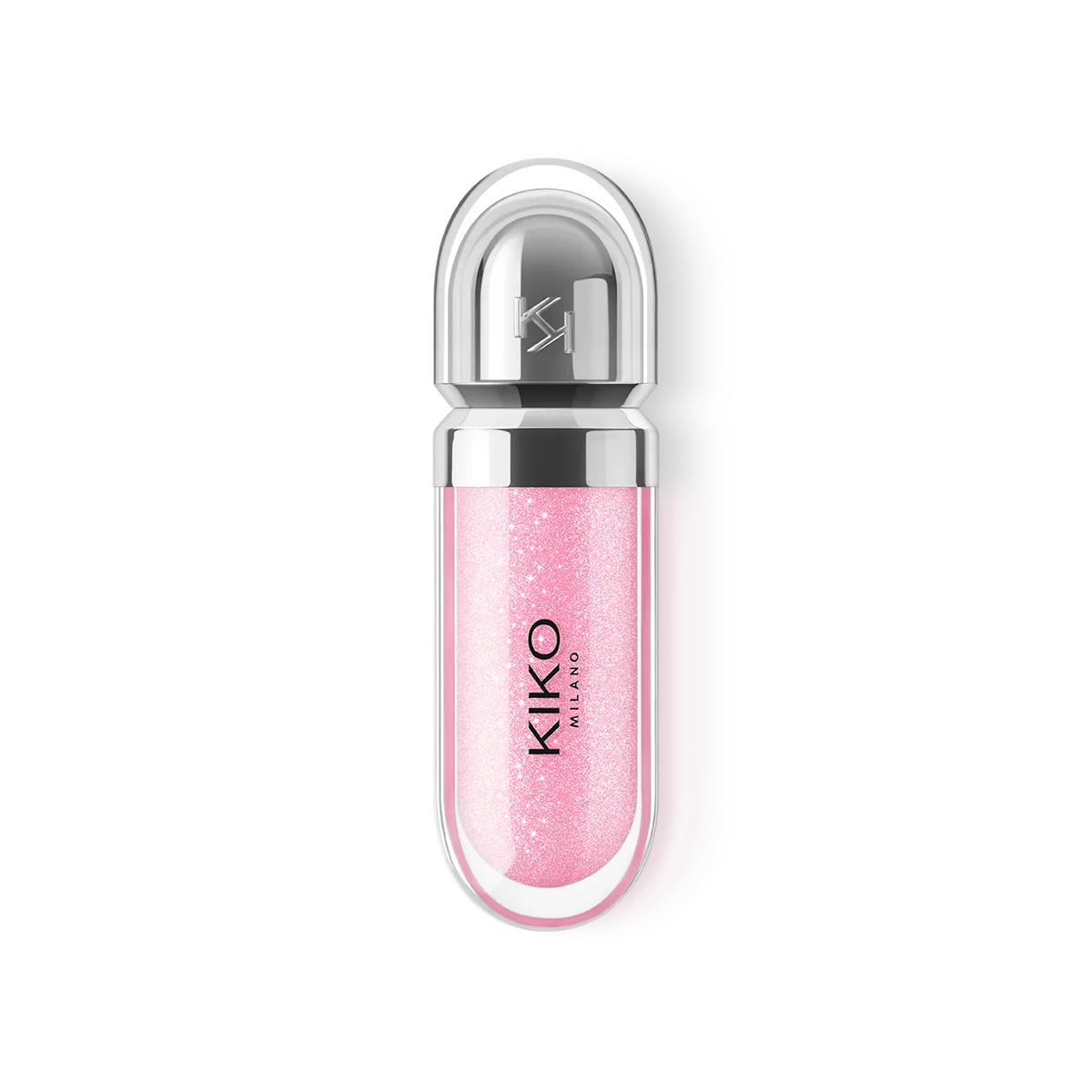 درپوش فلزی با لوگوی حکاکی شده KK لیپ گلاس کیکو KIKO Milano 3D Hydra Lipgloss رنگ 05