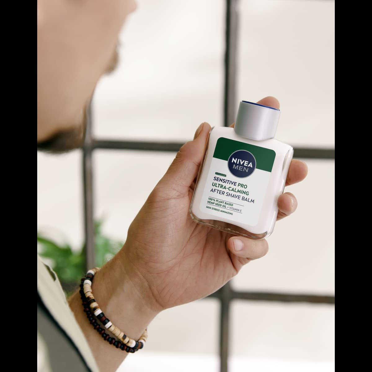 ویژگی های افتر شیو بالمی نیوا Nivea مدل Sensitive pro حجم 100 میل 