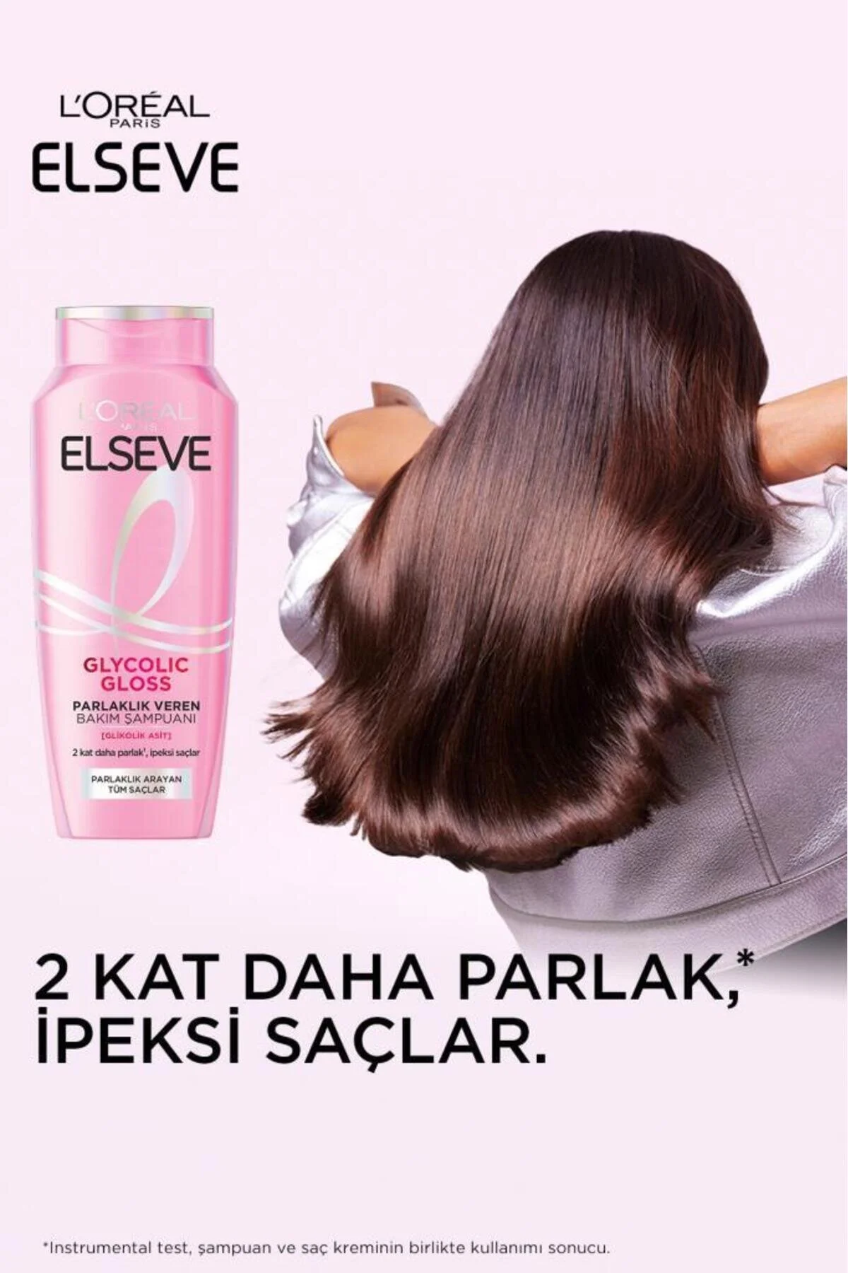شامپو درخشان کننده و براق کننده مو لورآل مدل Glycolic Gloss | حجم 300 میلیلیتر