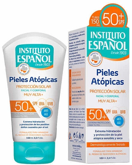 کرم ضد آفتاب Instituto Español Atopic Skin مناسب پوست فوق حساس