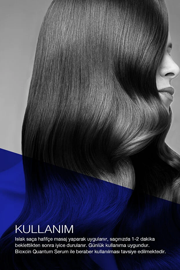 روش استفاده از شامپو بیوکسین BIOXCIN Quantum موهای خشک و نرمال 300 میل