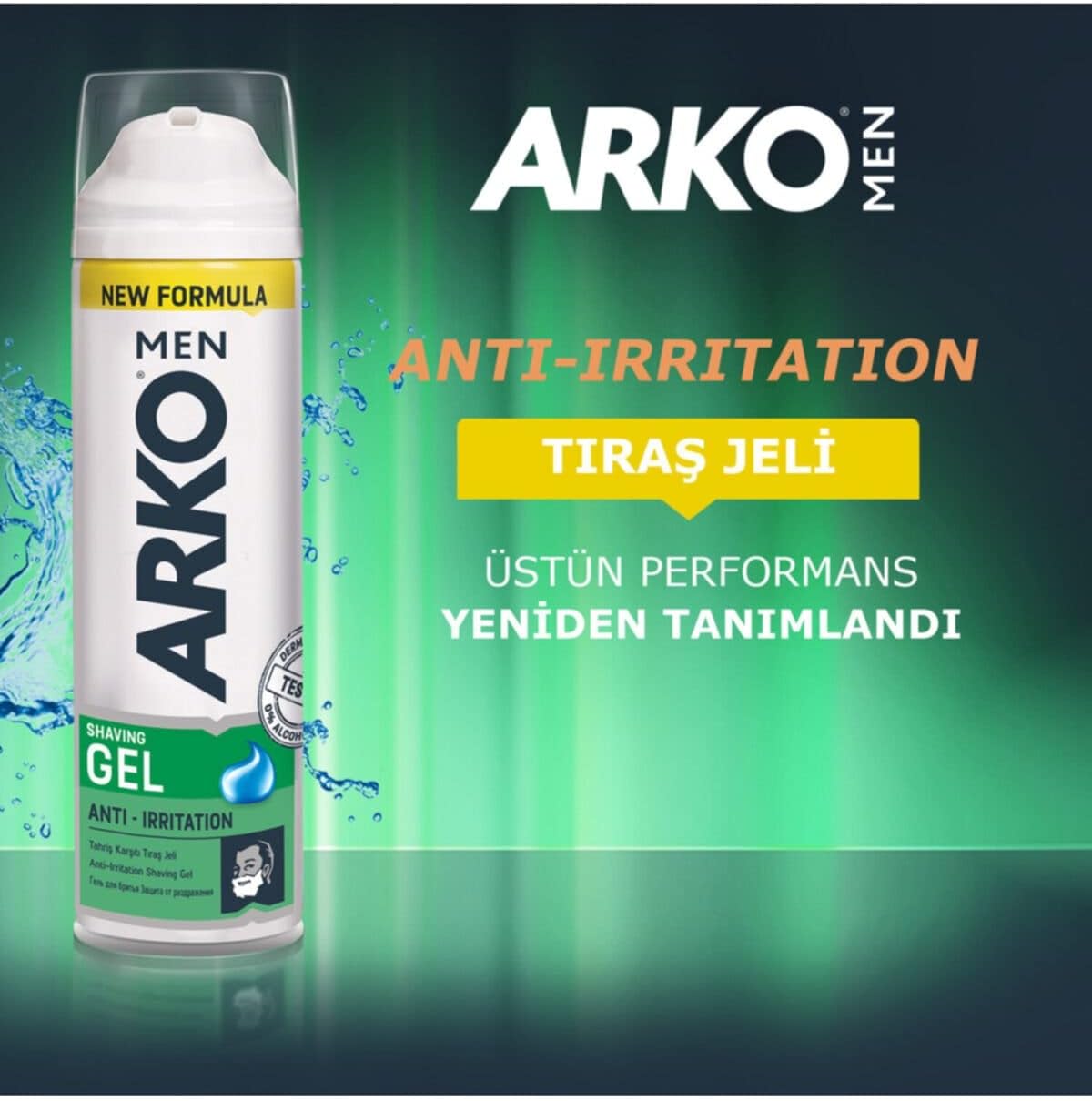 ژل اصلاح ضد حساسیت Arko Men