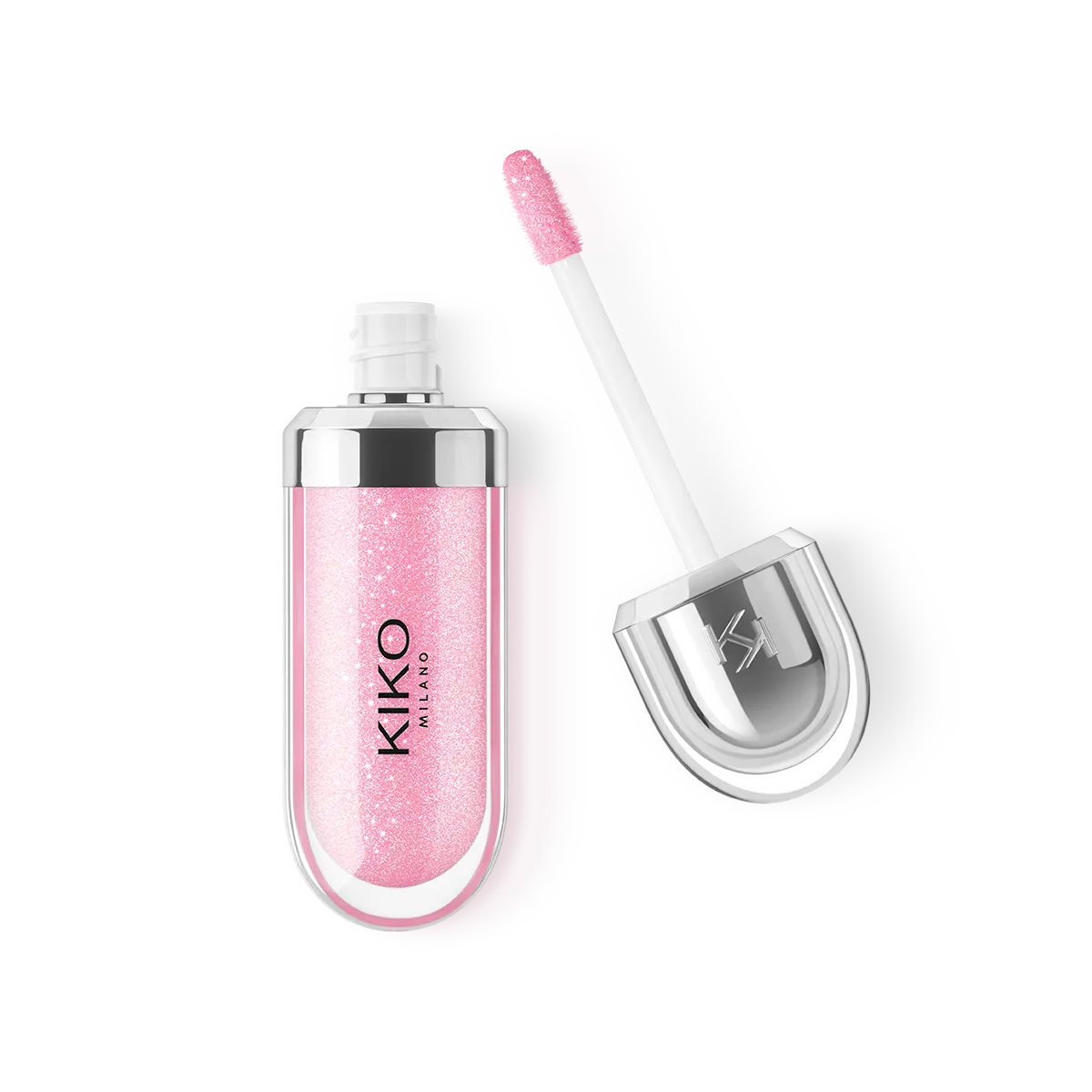 لیپ گلاس شاین دار و براق کیکو Kiko رنگ Pearly Pink شماره 05 مدل 3D Hydra Gloss