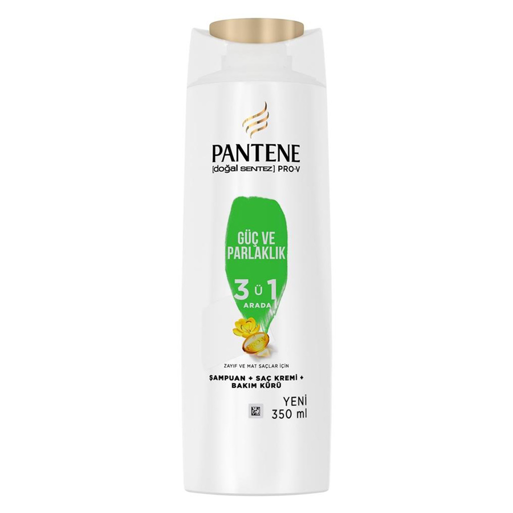 شامپو پنتن Pantene تقویت‌ و درخشان‌کننده مدل Guc Ve Parlak