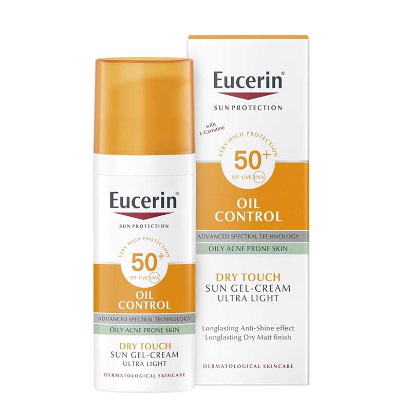 ضد آفتاب پوست چرب اوسرین Eucerin حجم 50 میل