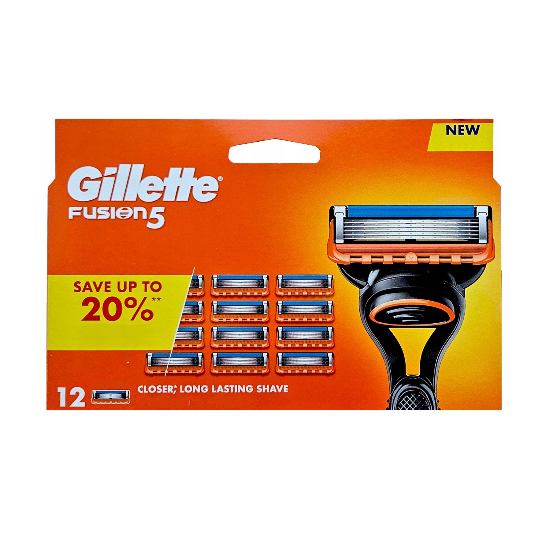یدک ژیلت فیوژن Gillette Fusion پنج لبه بسته 12 عددی