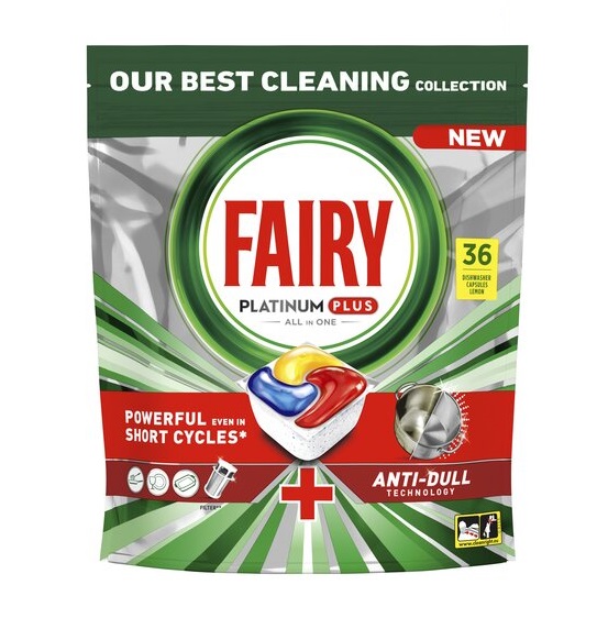 قرص ظرفشویی فیری مدل پلانتینوم پلاس بسته 36 عددی