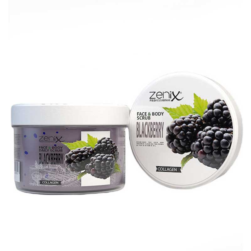 اسکراب صورت و بدن زنیکس رایحه تمشک 275 میل