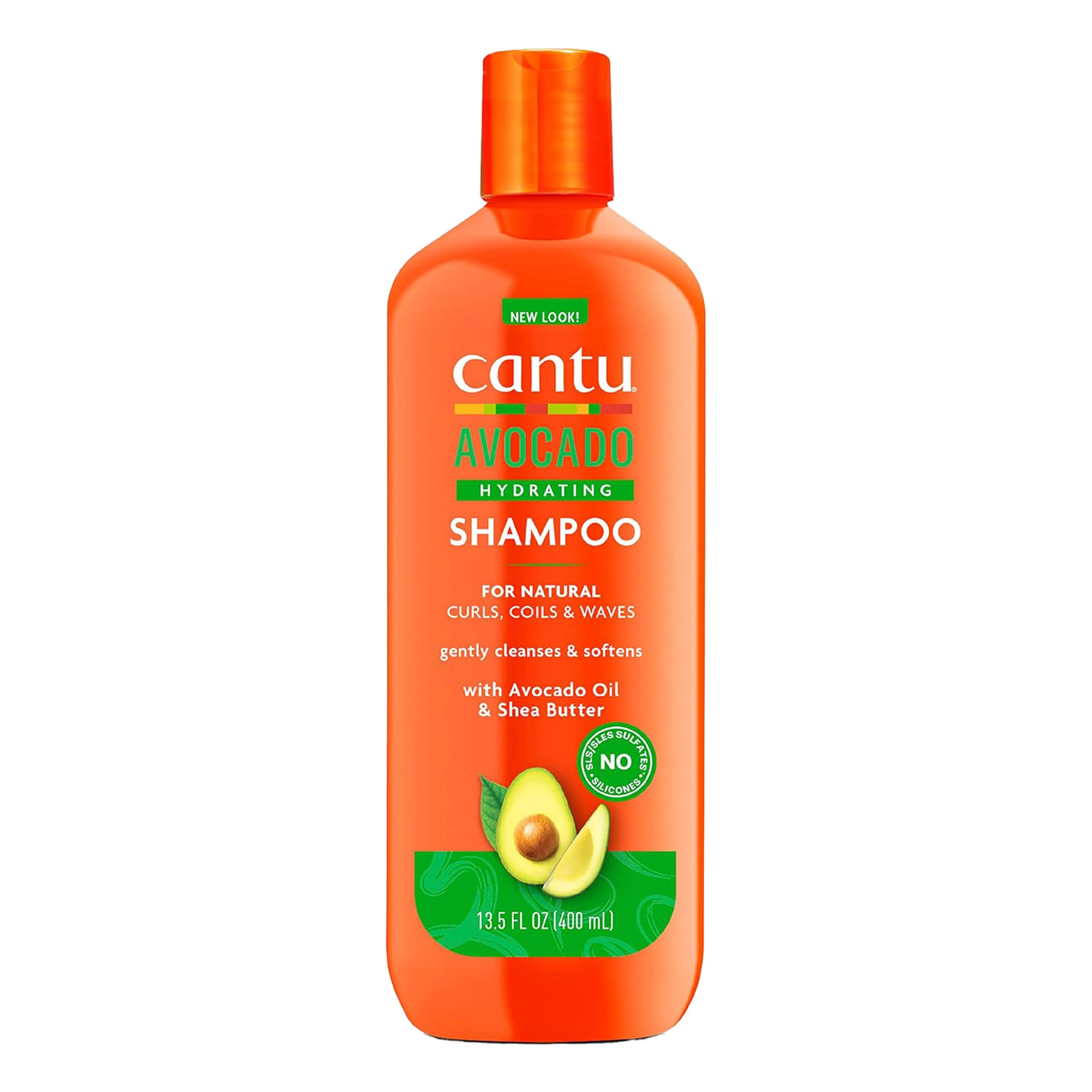 شامپو بدون سولفات آووکادو کنتو Cantu موهای فر حجم 400 میل