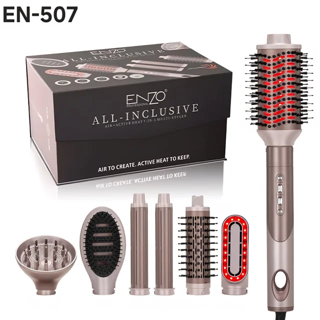 سشوار,فر کننده و حالت دهنده چند منظوره انزو پروفشنال Enzo مدل All-inclusive کد EN 507