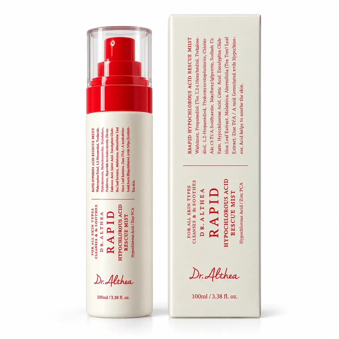 اسپری میست تسکین‌ دهنده رپید Rapid دکتر آلتیا Dr.Althea حجم 100 میل