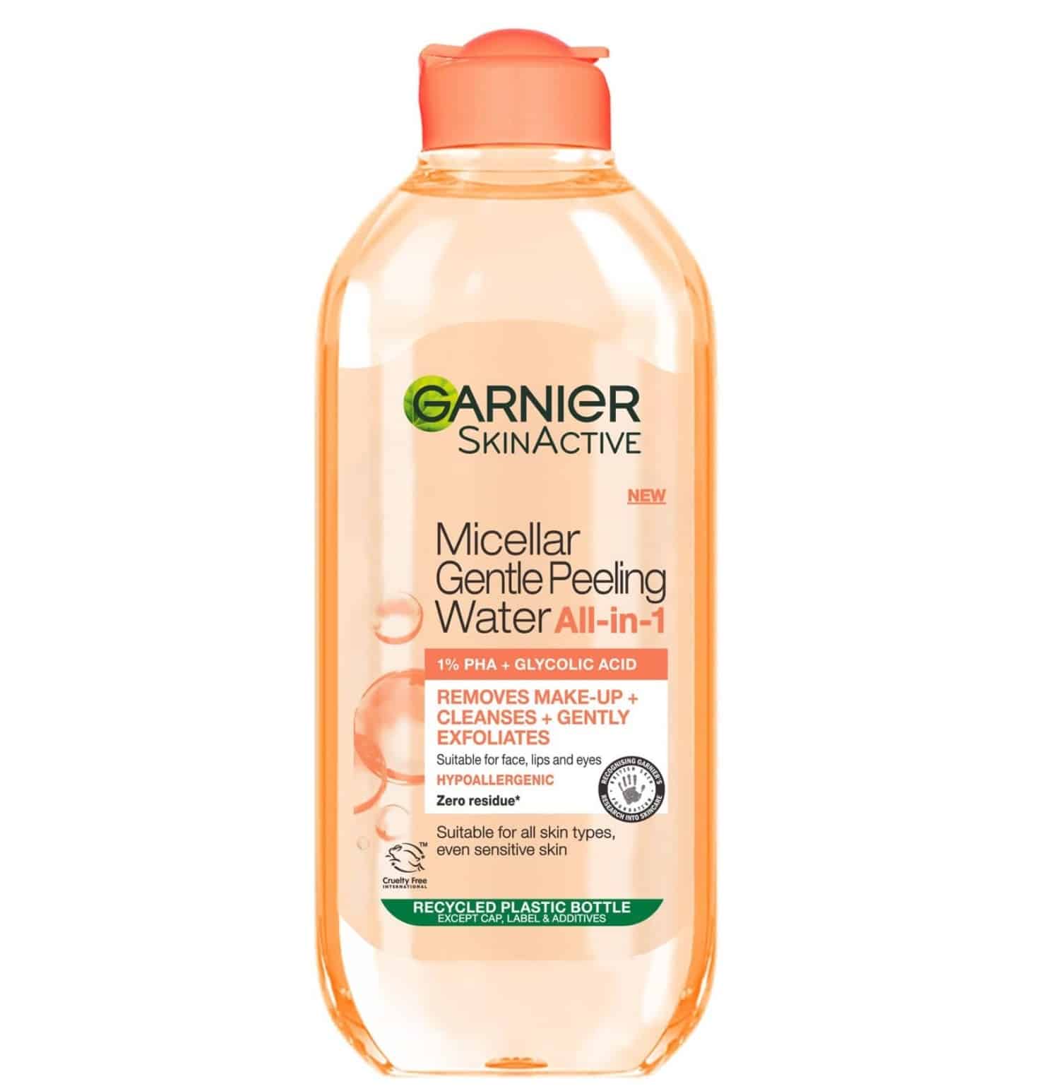 میسلار واتر لایه بردار گلیکولیک اسید و PHA 1% گارنیر Garnier حجم 400 میل