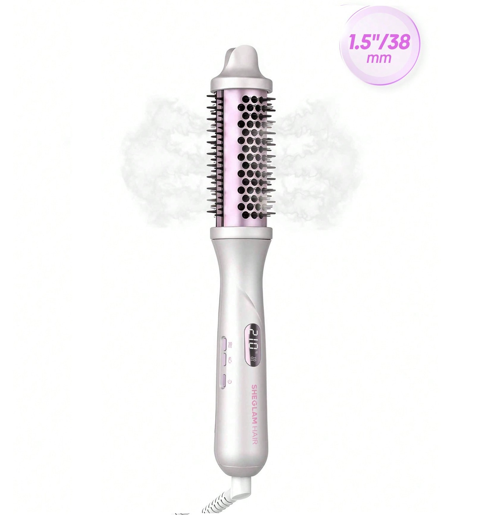 برس گرد حجم دهنده بخار دار شیگلم سایز 38mm مدل Sheglam Hydra Shot Steam Blowout