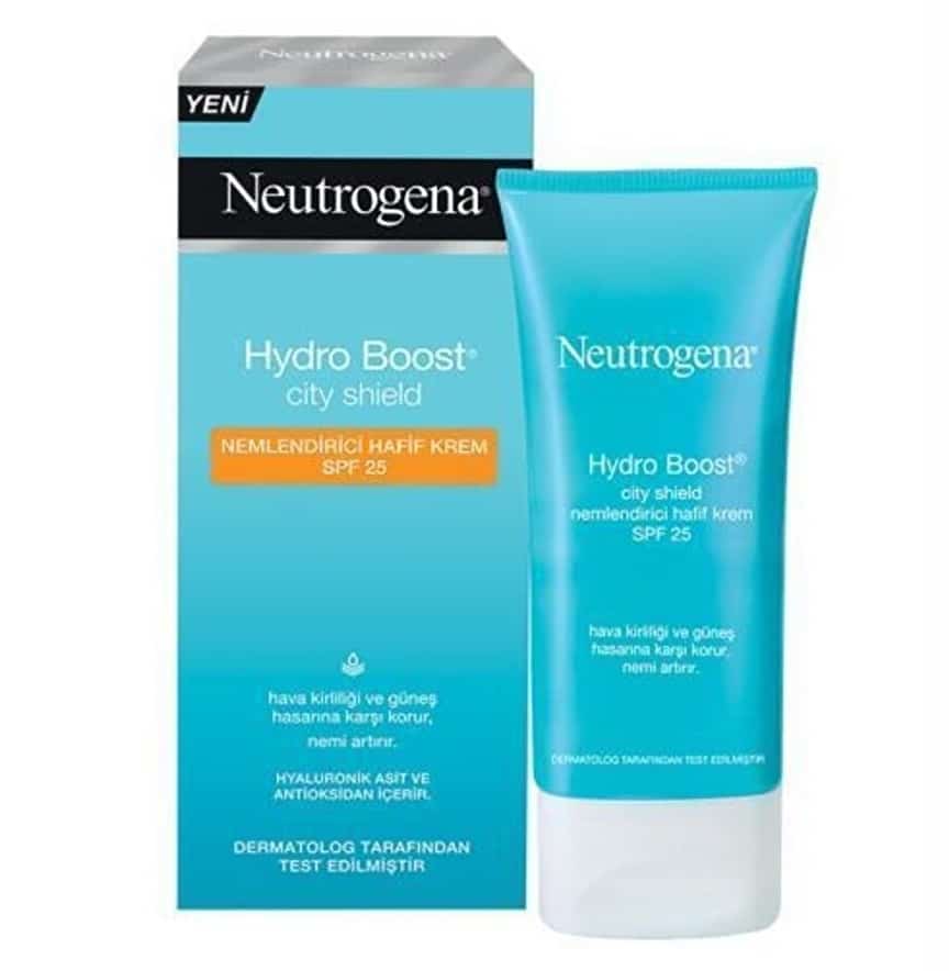 ضد آفتاب آبرسان نوتروژینا Neutrogena مدل Hydro Boost City Shield حجم 50 میل