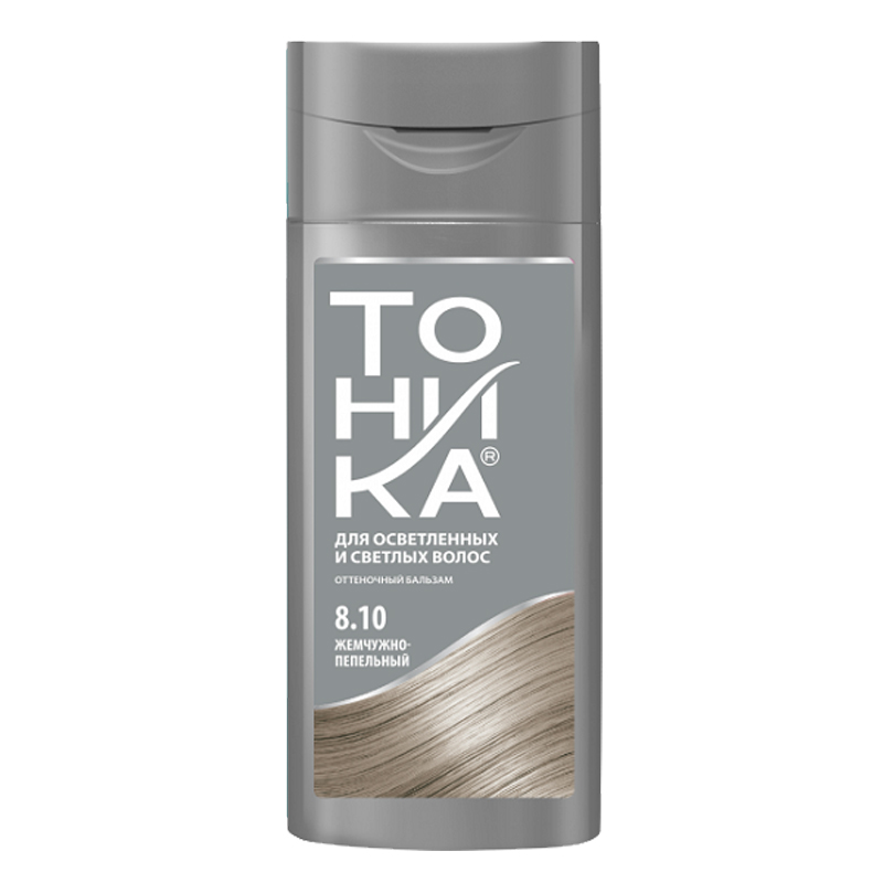 شامپو رنگ تونیکا Tohnika شماره 8.10 خاکستری مرواریدی حجم 150 میل