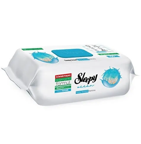 دستمال مرطوب اسلیپی Sleepy رایحه اقیانوس بسته 100 عددی