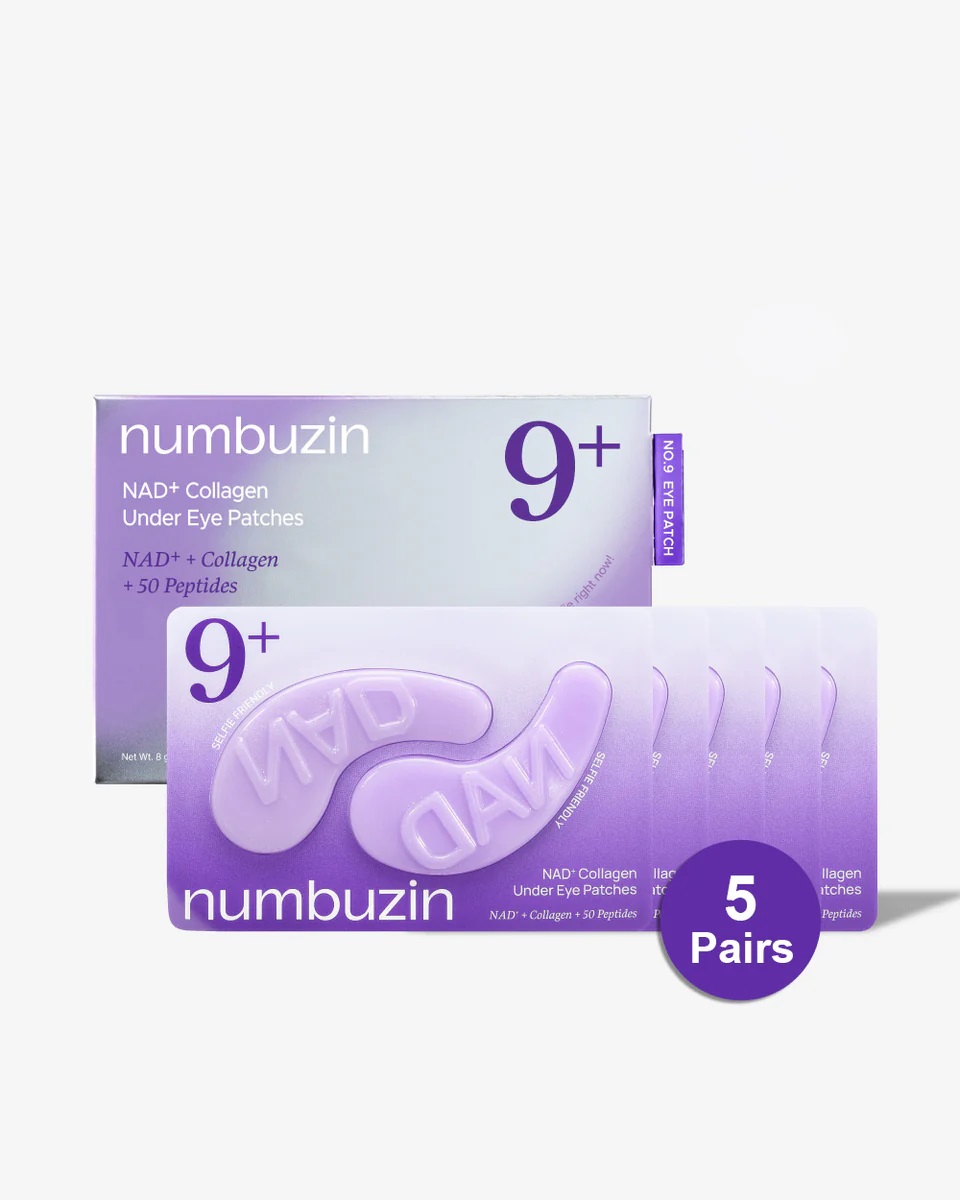 پچ دور چشم نامبوزین Numbuzin مدل NAD+ + 50 Peptides و کلاژن بسته 5 تایی