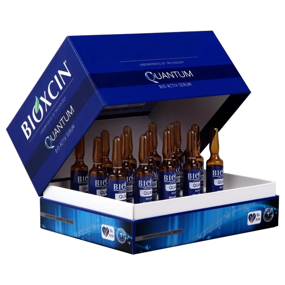 پک 15 عددی سرم مو ضد ریزش بیوکسین BIOXCIN مدل QUANTUM