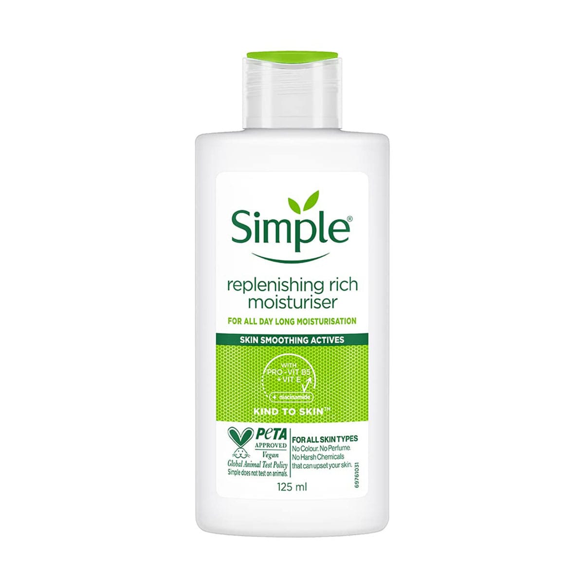 کرم مرطوب کننده ریچ سیمپل Simple حجم 125 میل