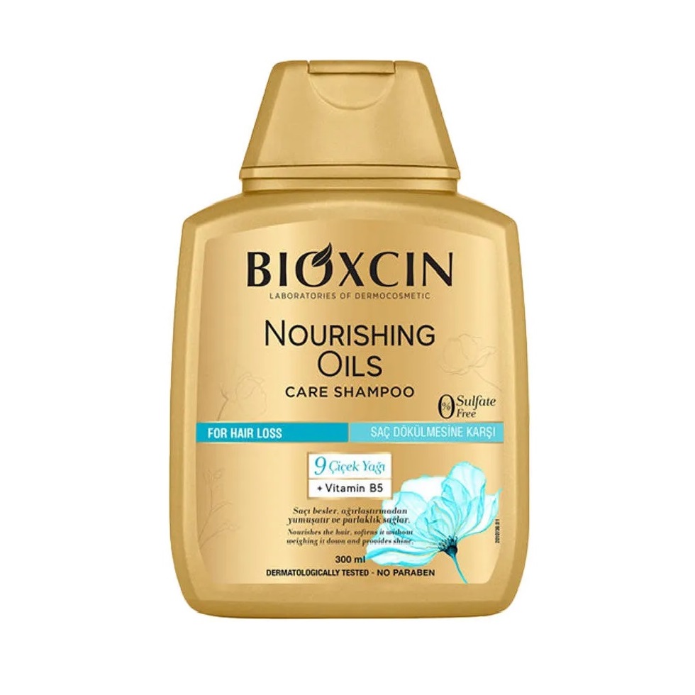 شامپو ضدریزش و بدون سولفات بیوکسین مدل Nourishing Oil حجم 300 میل