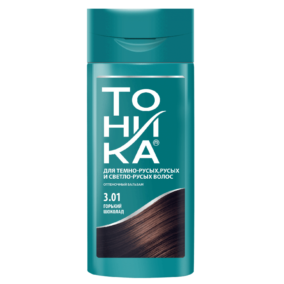 شامپو رنگ تونیکا Tohnika شماره 3.01 قهوه‌ای دودی حجم 150 میل